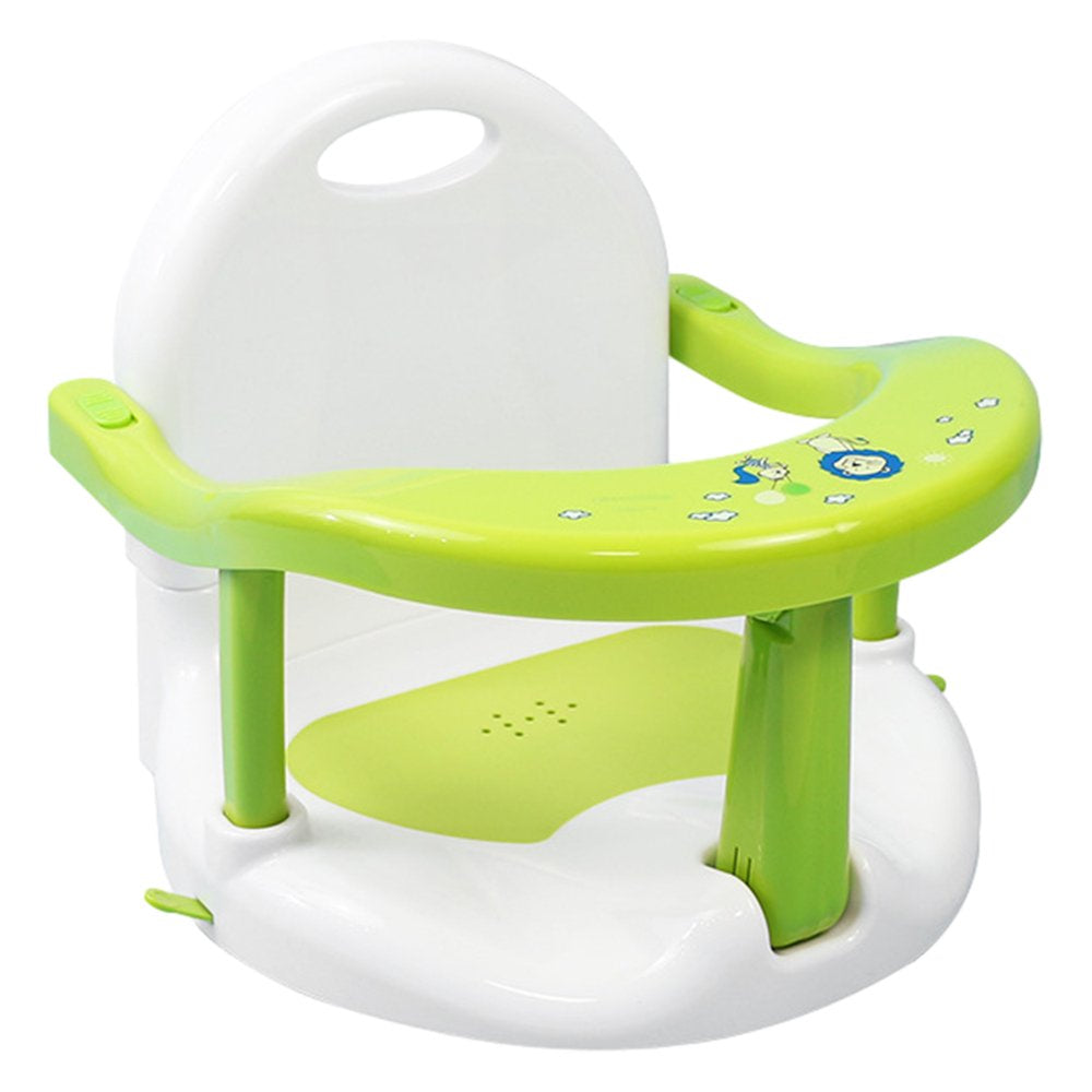 Folding Baby Bath Seat - green