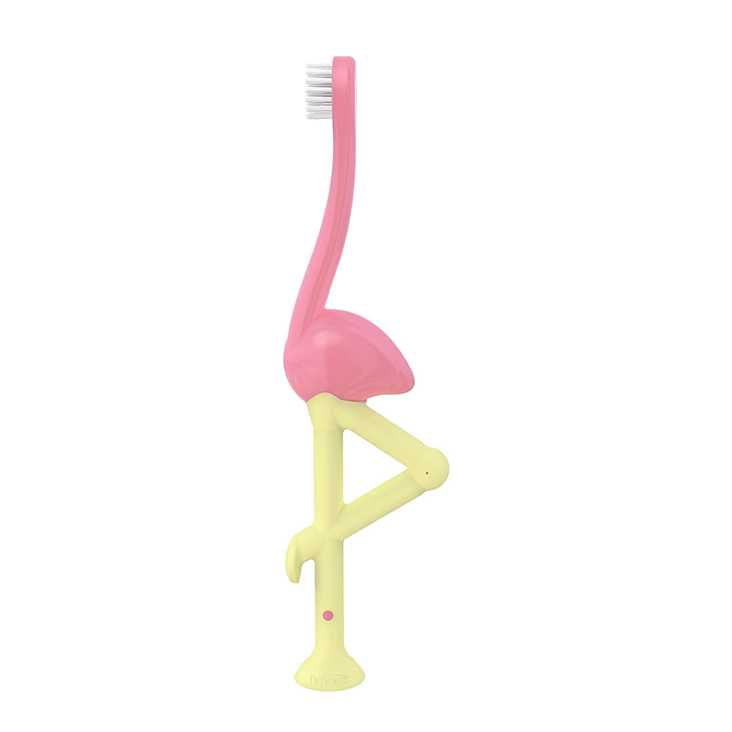 Baby and Toddler Toothbrush, Flamingo 1-Pack