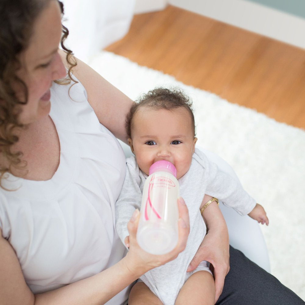 Natural Flow Baby Bottle Gift Set, Pink