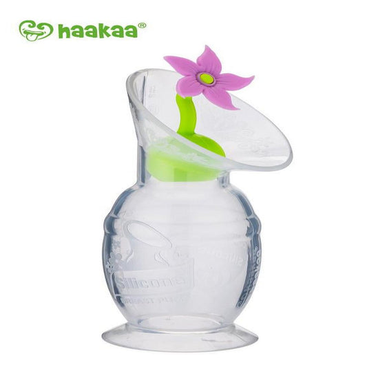 Haakaa Breast Pump and Flower Stopper - 1 Pack