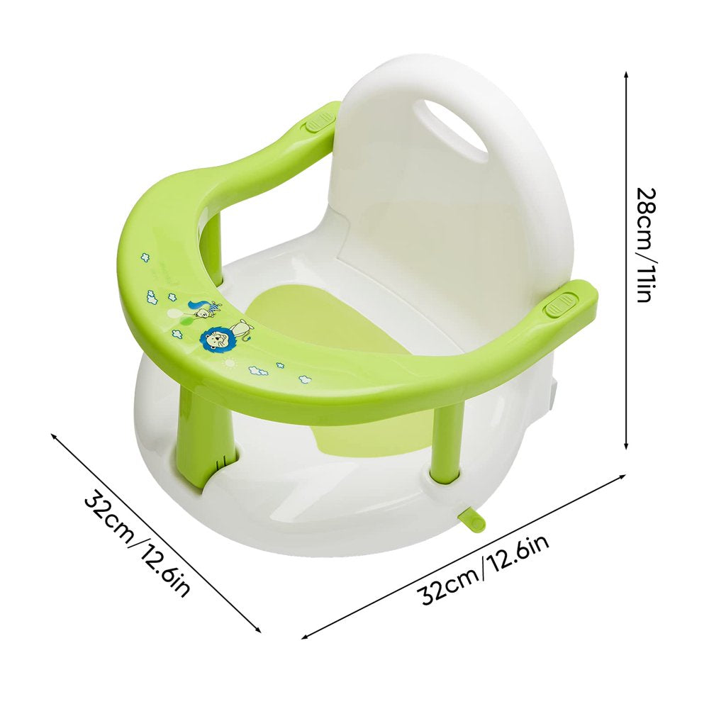 Folding Baby Bath Seat - green