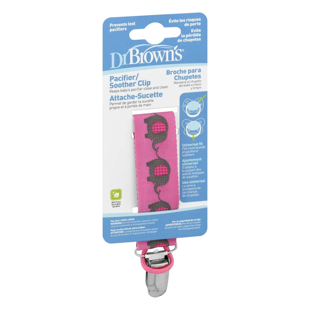 Pacifier/Soother Clip, 1.0 CT - Pink