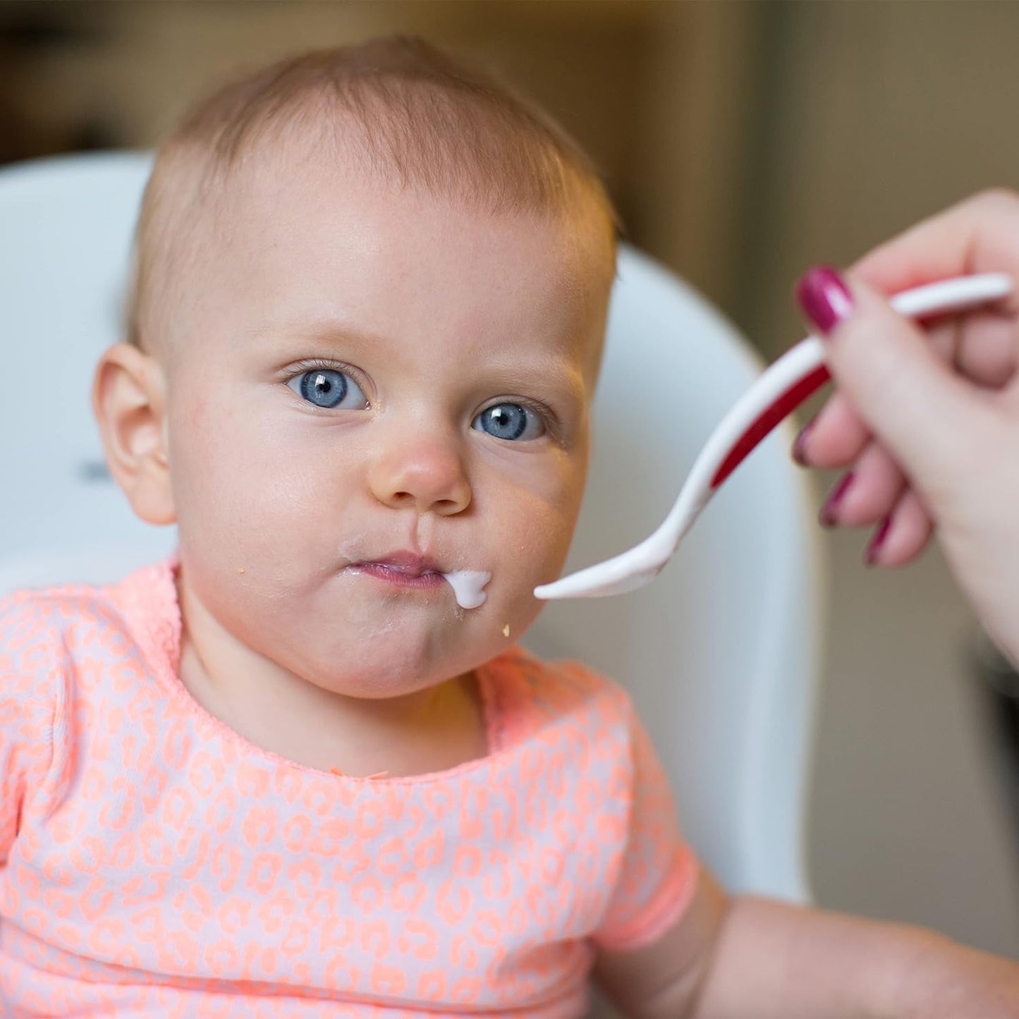 Soft-Tip Toddler Spoons with Long Handle - 6Pack