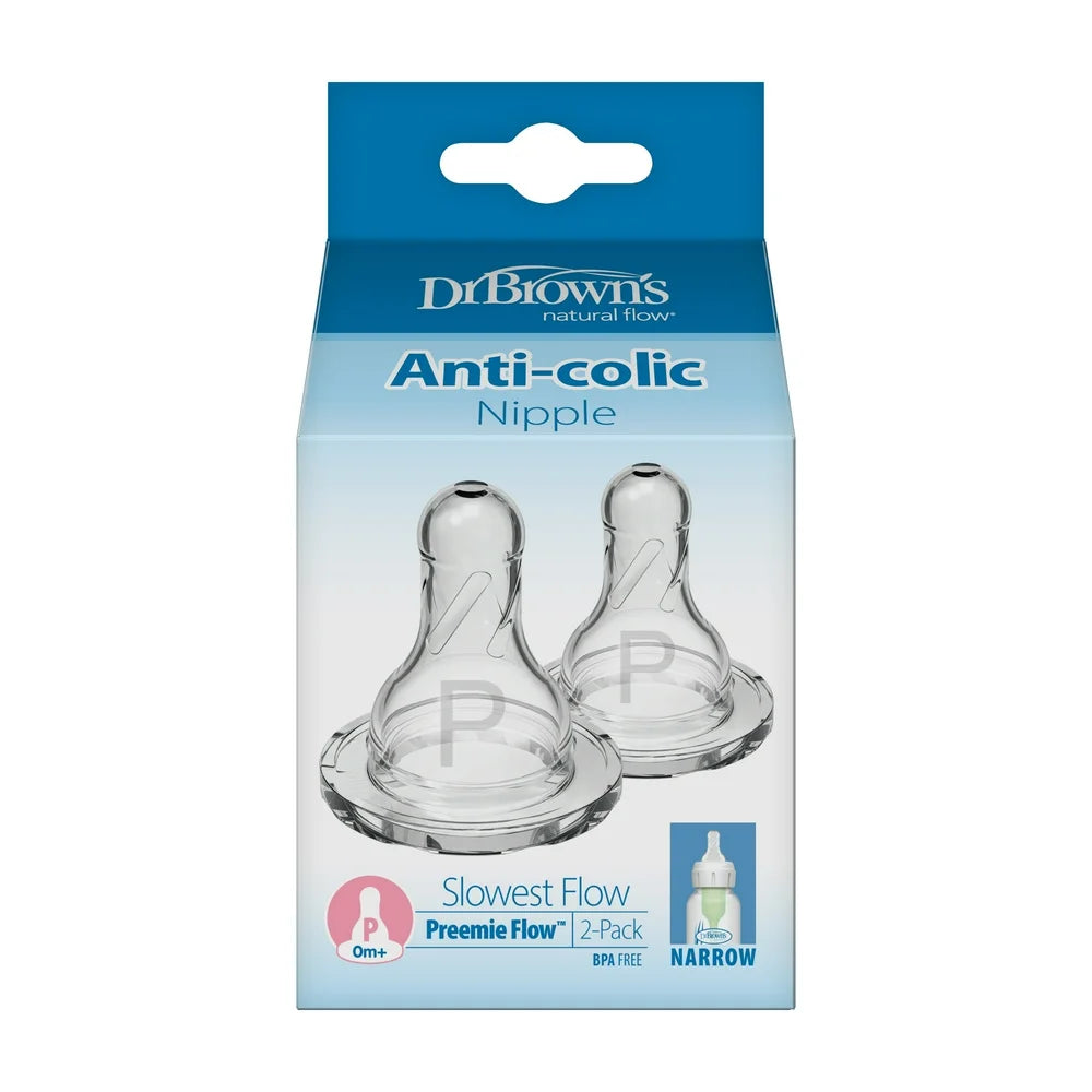 Natural Flow Preemie Nipples, 2-Pack