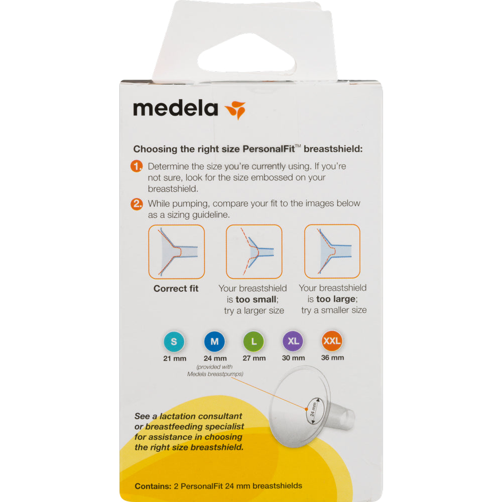 Medela Breast Shields, 24Mm, Set of 2