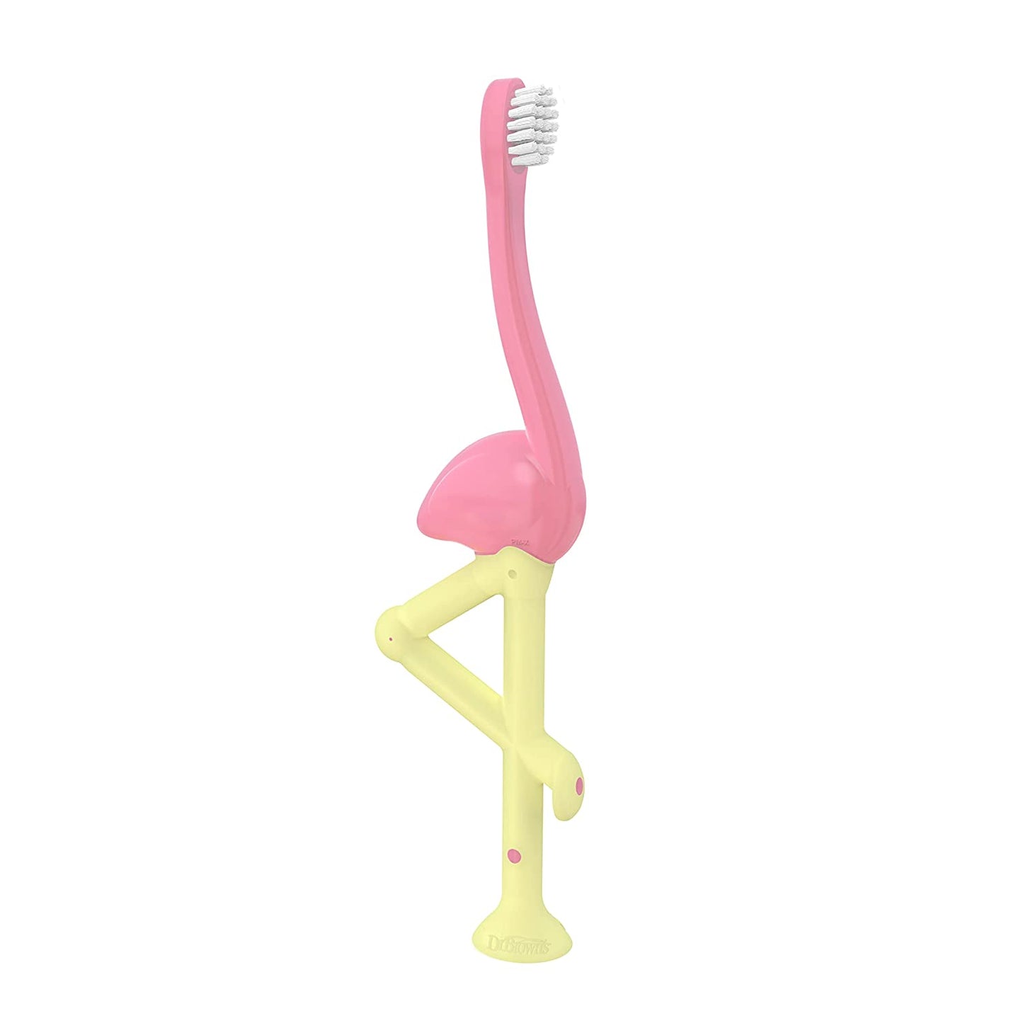 Baby and Toddler Toothbrush, Flamingo 1-Pack