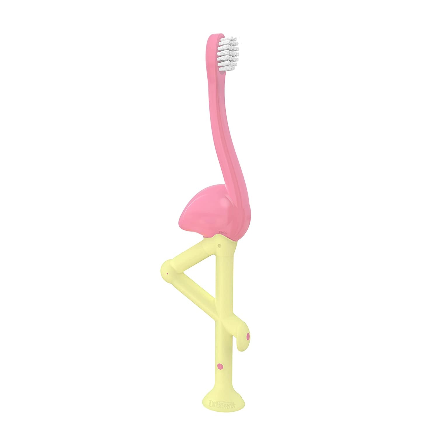 Baby and Toddler Toothbrush, Flamingo 1-Pack