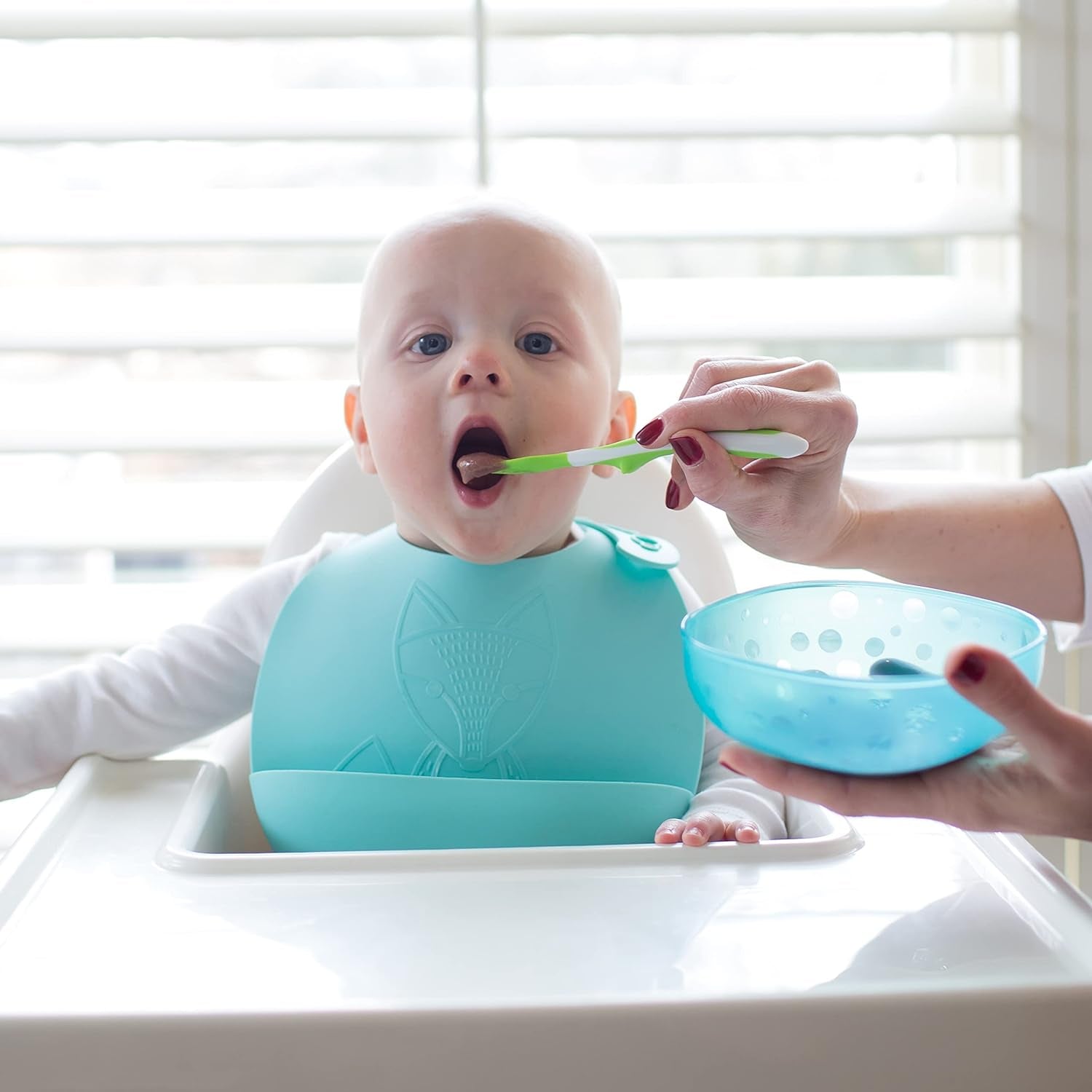 Soft-Tip Toddler Spoons with Long Handle - 6Pack