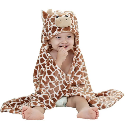 Bear Shaped Baby Hooded Bathrobe