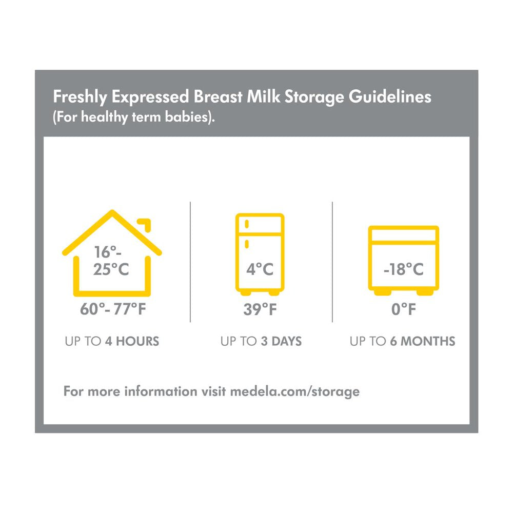 Breast Milk Storage Bottles, 6-Pack, 5 Oz.