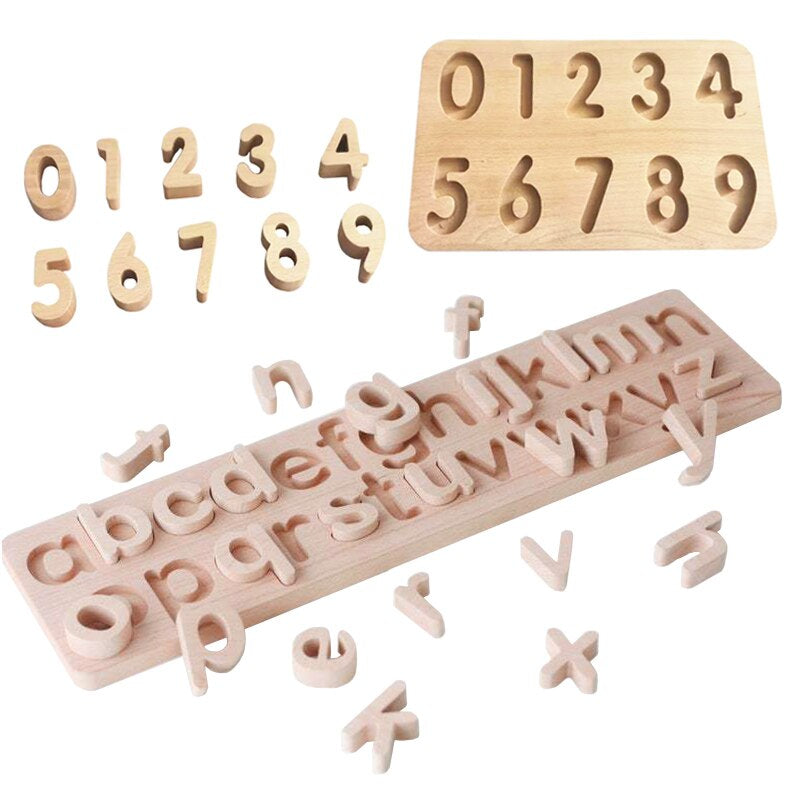 Montessori Number / Letter Board Puzzles 