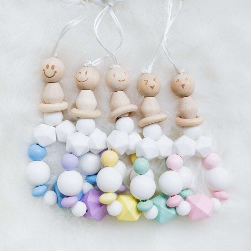 3Pcs/Set Baby Rattles Wooden Beads Pendant Crib Mobile Baby Toys Bed Hanging Decor Handmade Stroller Accessories Infant Products