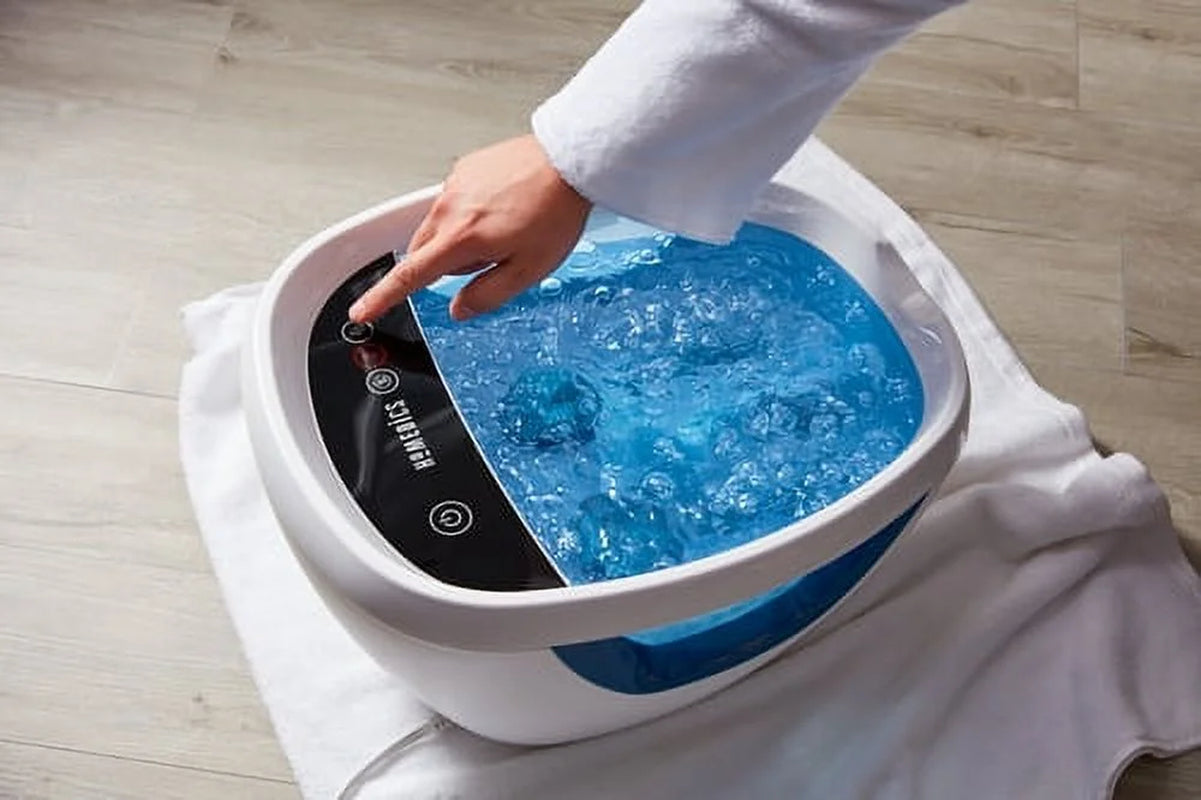 Shiatsu Bliss Heated Foot Spa Deep Kneading Foot Massager