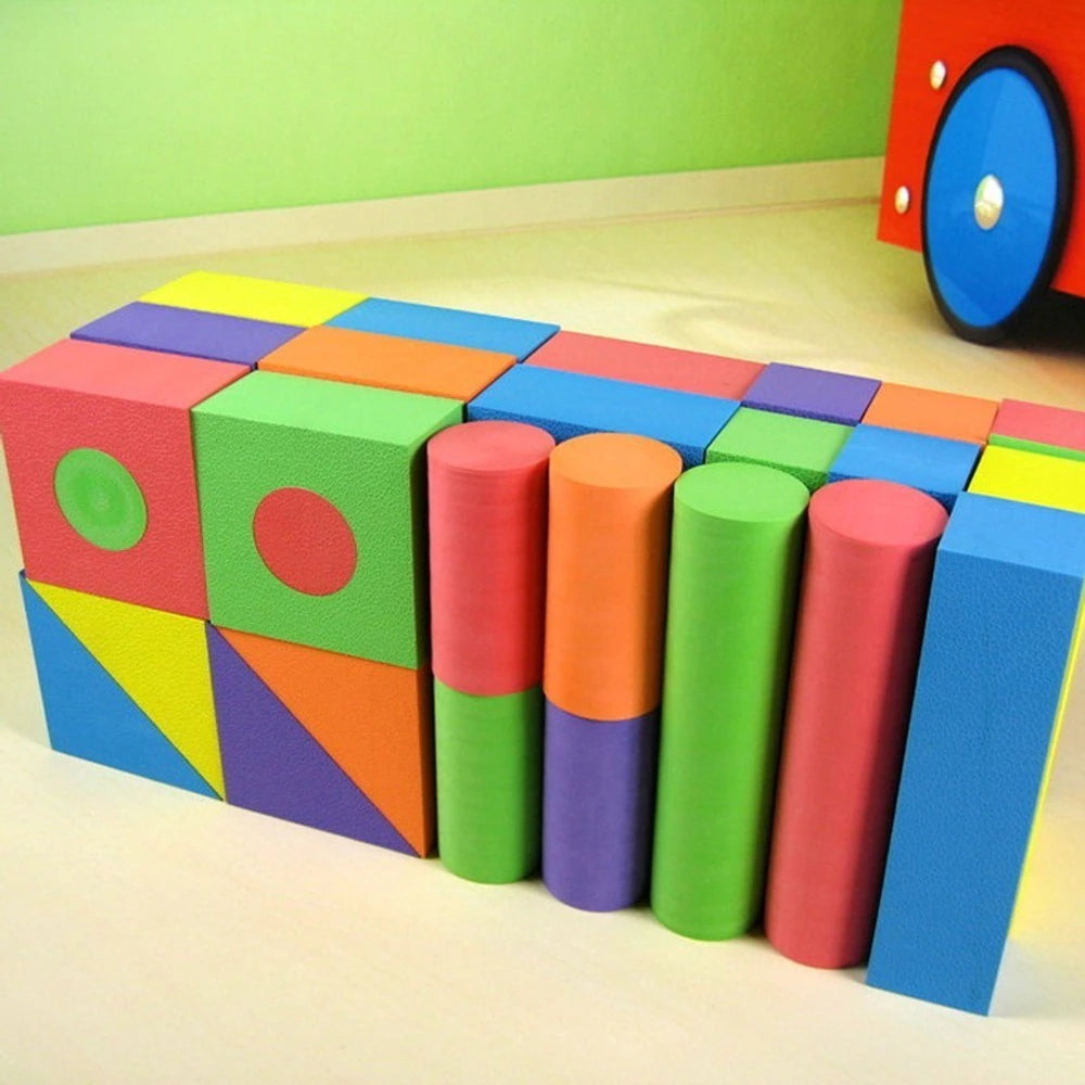 Foam Building Blocks - 50 Pcs