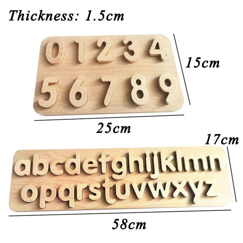 Montessori Number / Letter Board Puzzles 