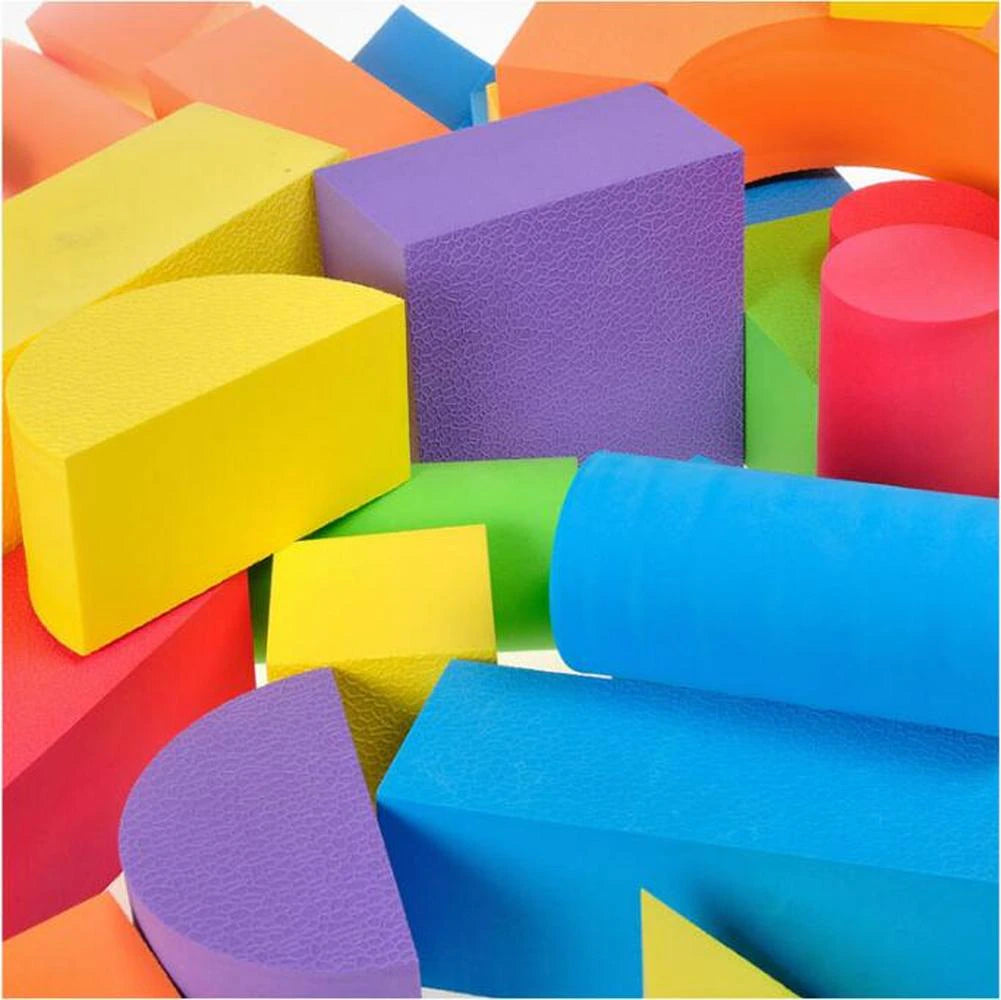 Foam Building Blocks - 50 Pcs