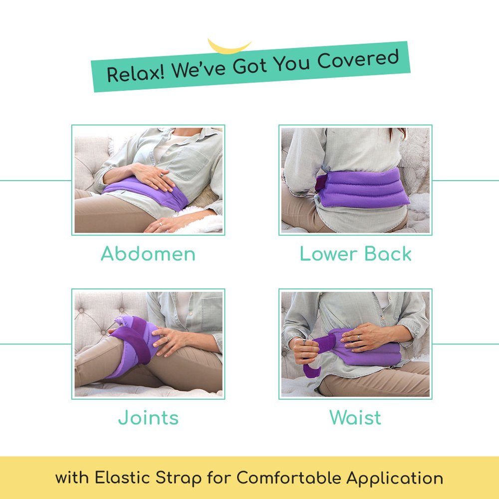 Lumbar & Abdomen Heat Therapy Pack (Purple)