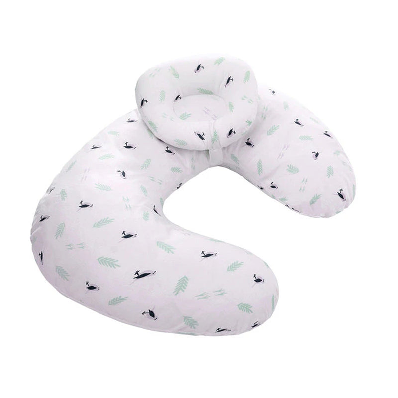 2Pcs/Set Baby Nursing Pillows Maternity Baby Breastfeeding Pillow Infant U-Shaped Newborn Cotton Feeding Waist Cushion